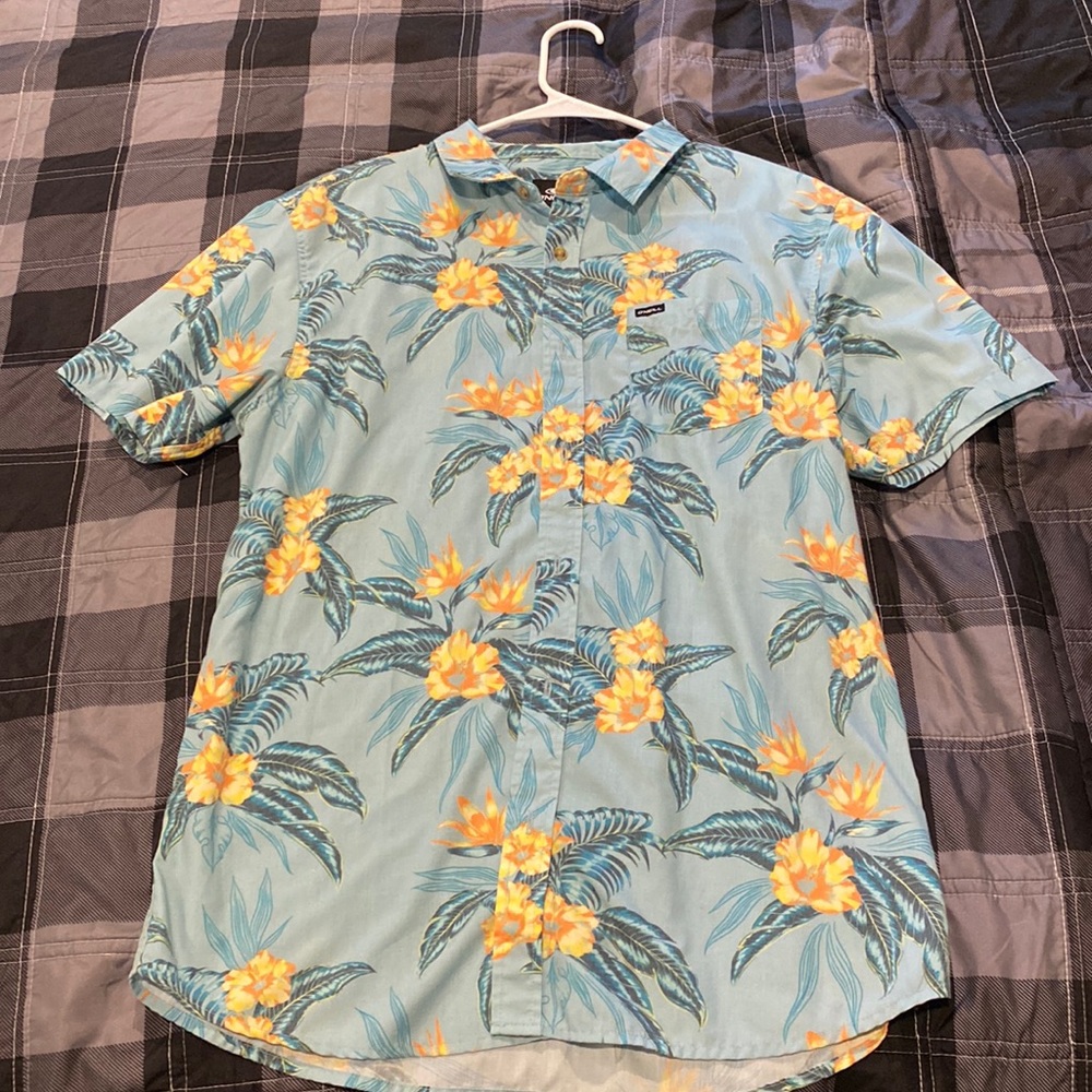 O’Neill floral Hawaiian shirt size L